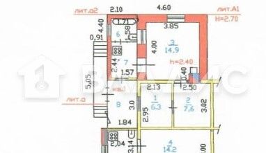 Комната 2-комн. 41 м² в Пенза — миниатюра 2