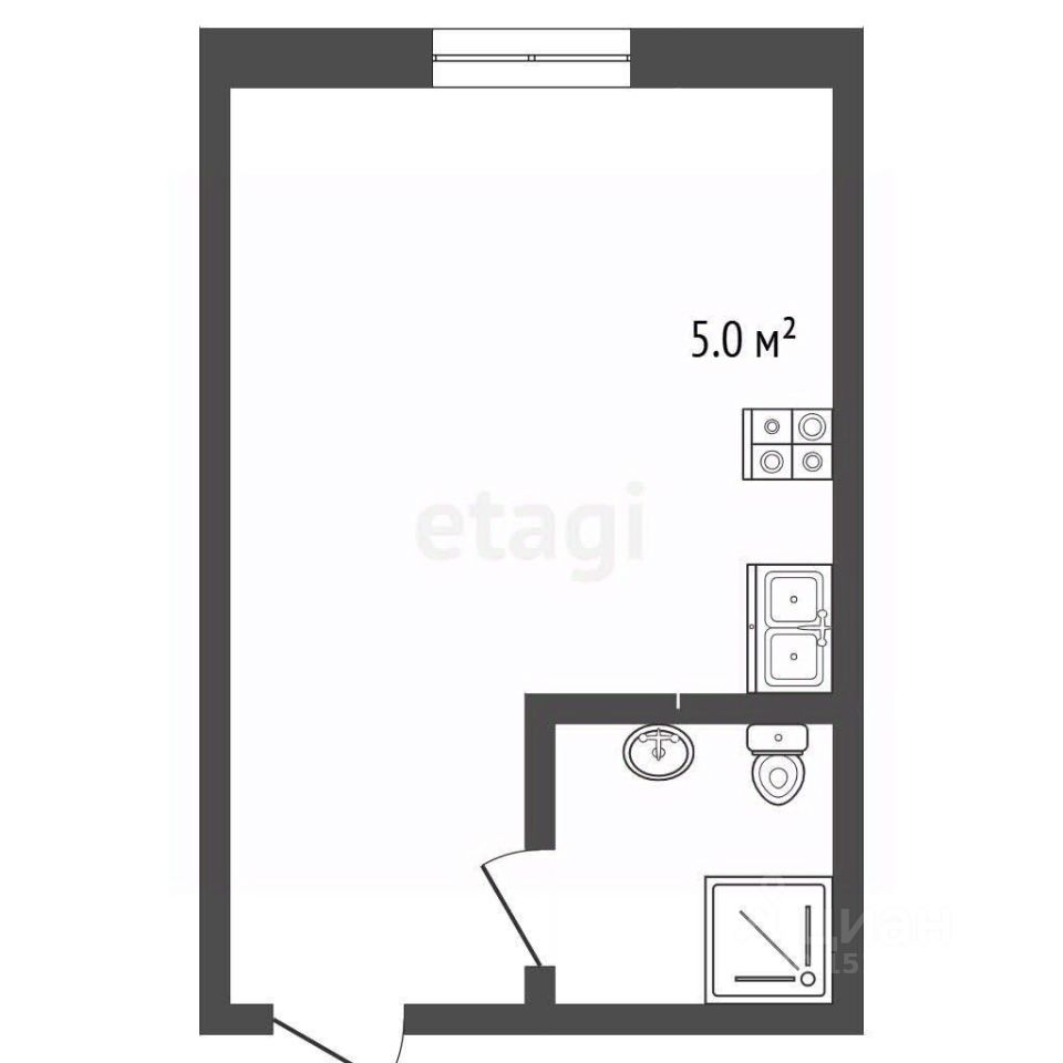 Квартира 18 м² в Новый Уренгой — миниатюра 2