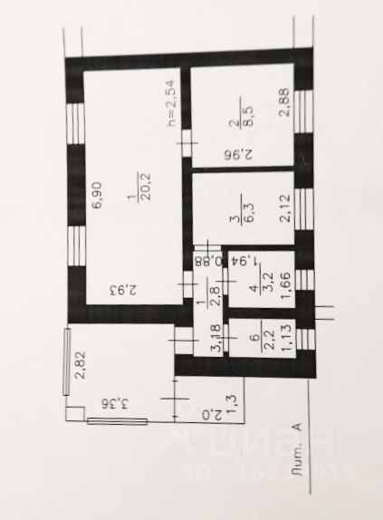Квартира 2-комн. 43.2 м² в Госсортучасток — миниатюра 6