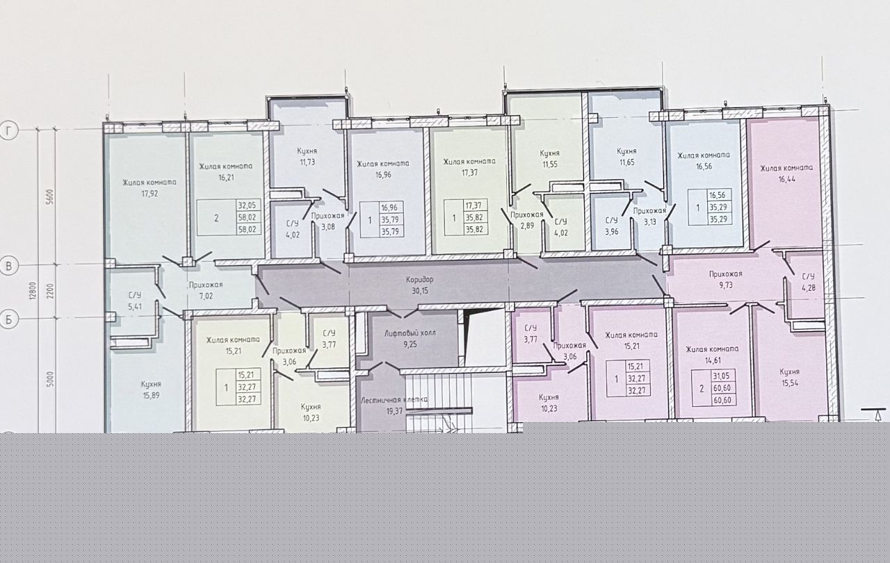 Квартира 1-комн. 32.27 м² в Нальчик — миниатюра 1
