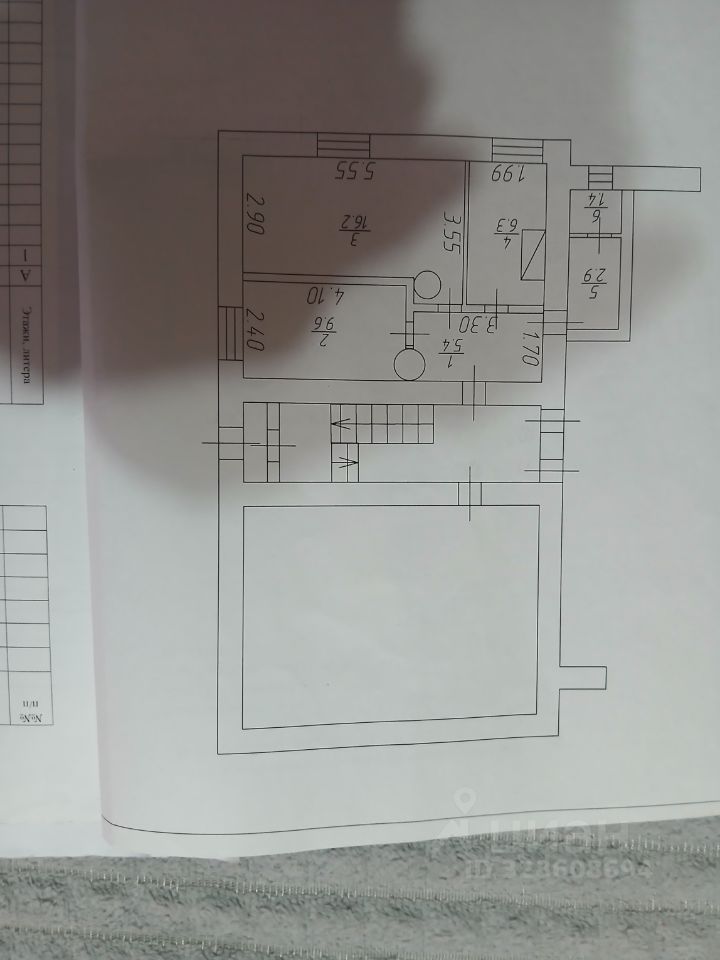 Комната 2-комн. 41.8 м² в пос. При станции Кабожа — миниатюра 10