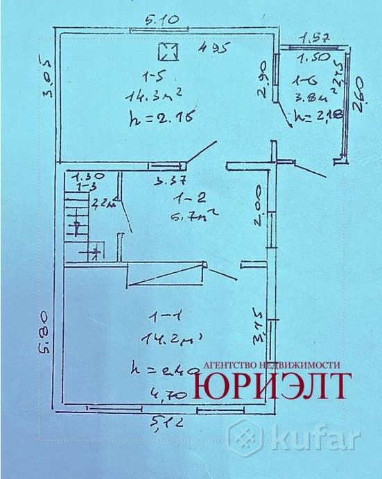Дом 3-комн. 56.1 м² в Ветковский — миниатюра 23