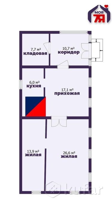 Дом 63.6 м² в Красный Октябрь — миниатюра 4