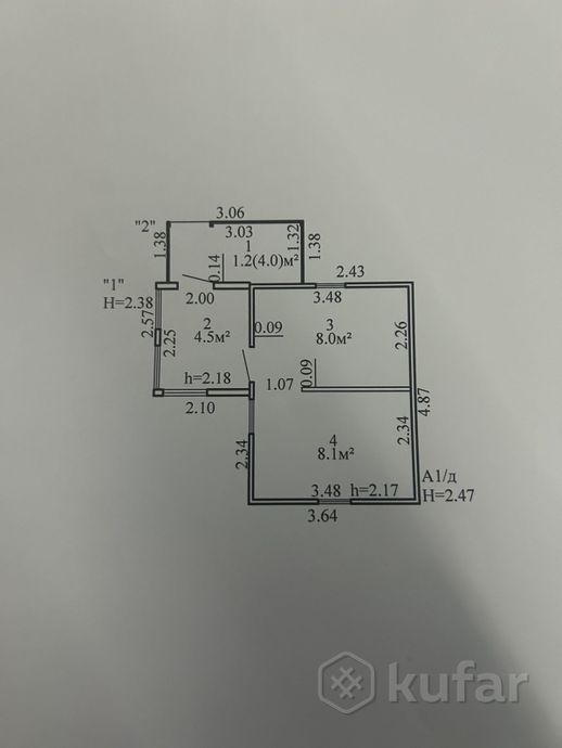 Дом 2-комн. 20 м² в Гродненский — миниатюра 18