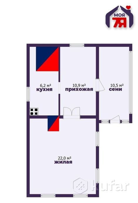 Дом 49.6 м² в Поварчицы — миниатюра 13