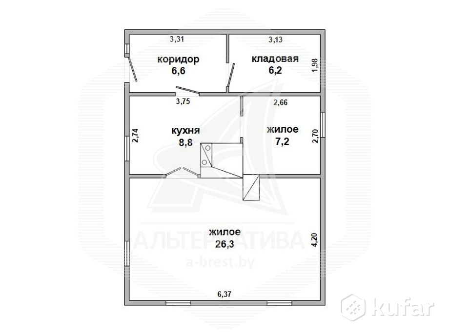 Дом 55.1 м² в Жабинковский — миниатюра 14