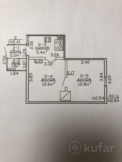 Дом 2-комн. 34.9 м² в Новогрудок — миниатюра 8