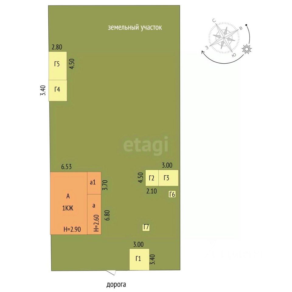 Комната 48.2 м²