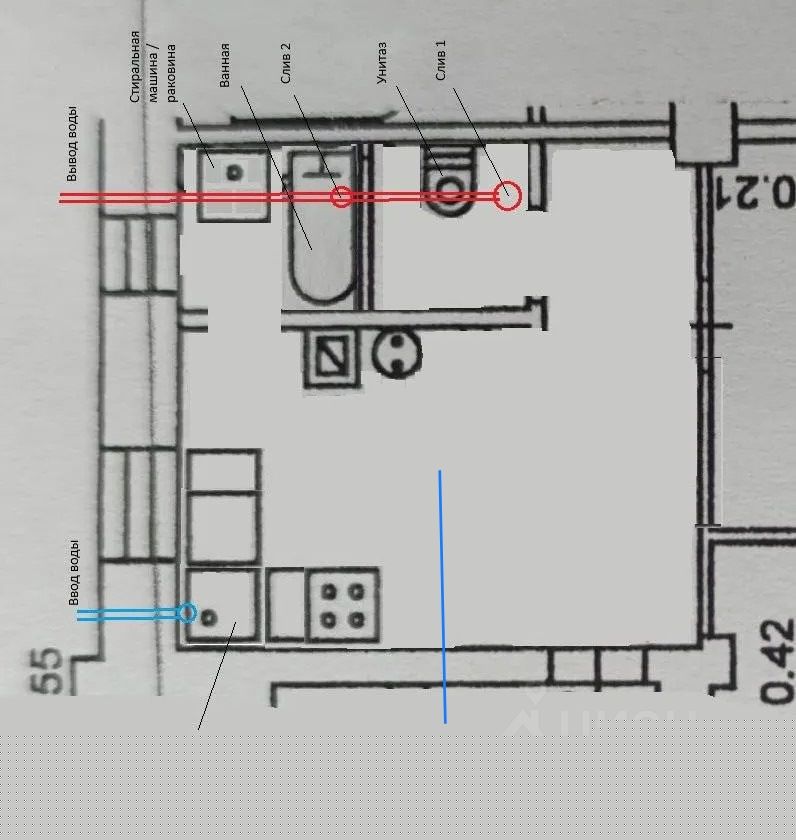Комната 42.5 м²