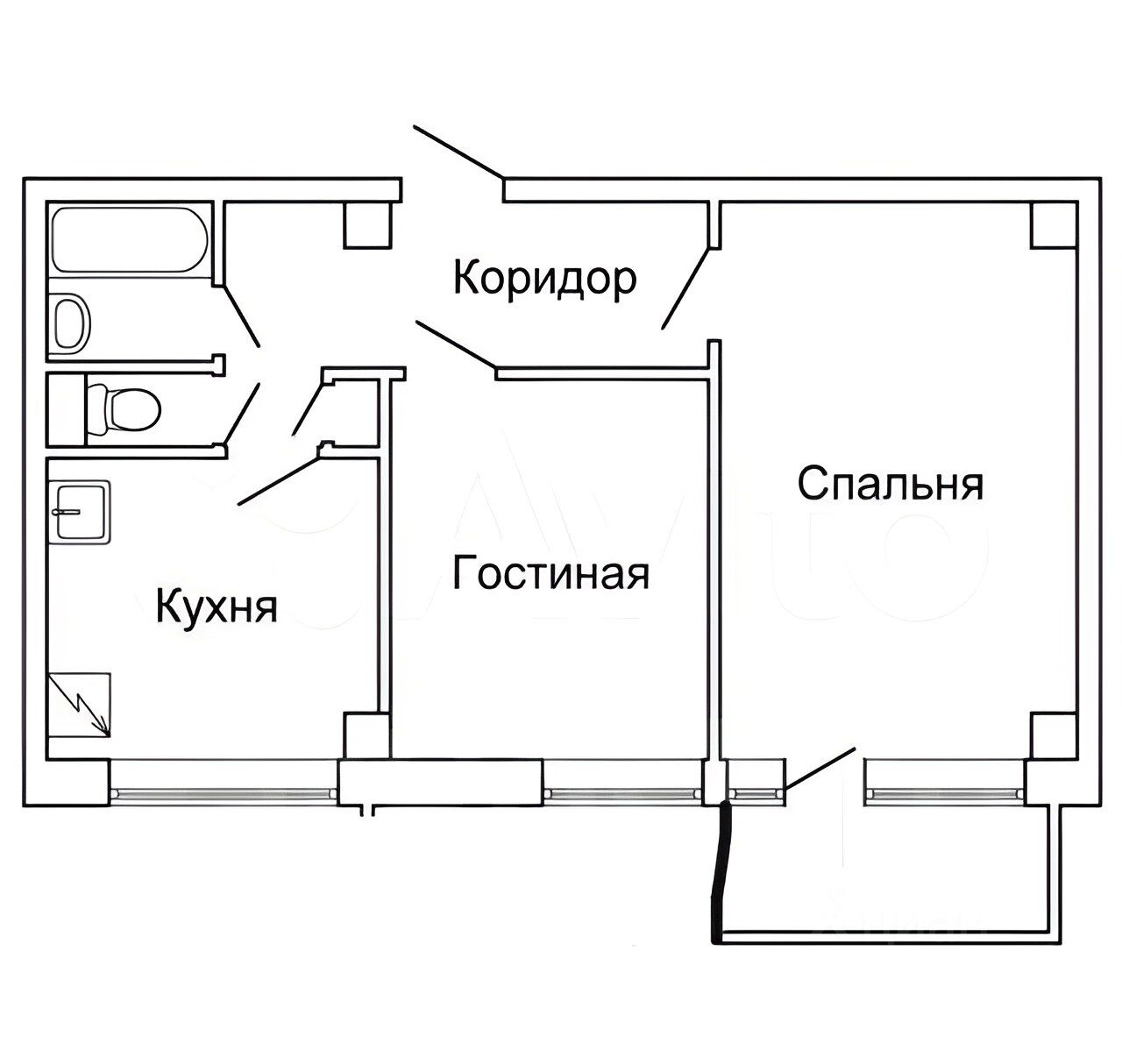 Квартира 11 м² за 699 000 ₽ в Омск — фото 1