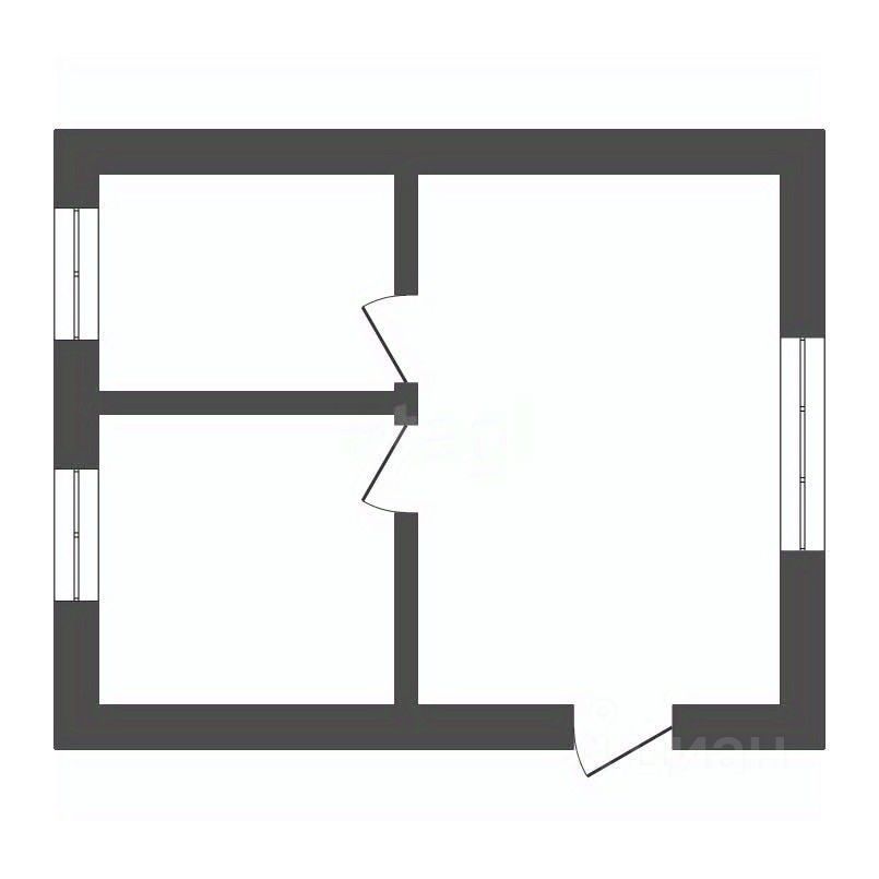 Комната 3-комн. 37.4 м² за 1 000 000 ₽ в с. Раздольное — фото 1