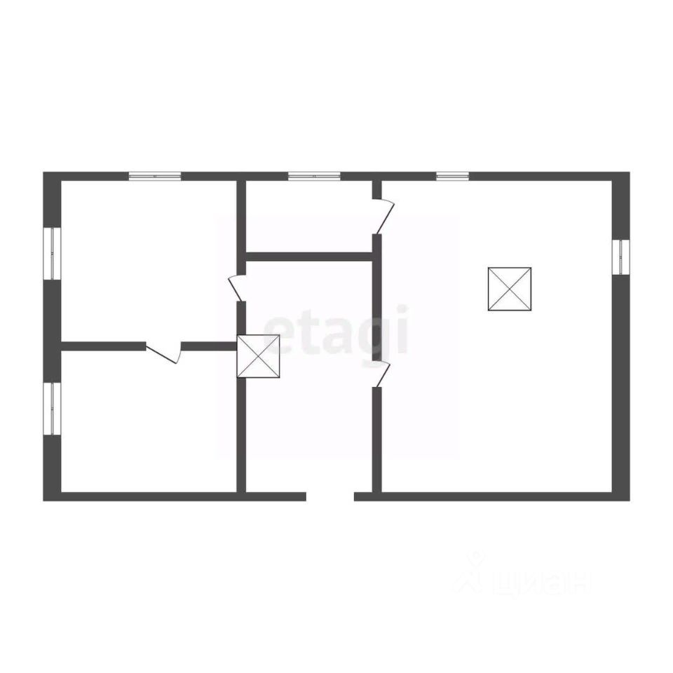 Квартира 2-комн. 39 м² за 500 000 ₽ в с. Старое Татаурово — фото 1