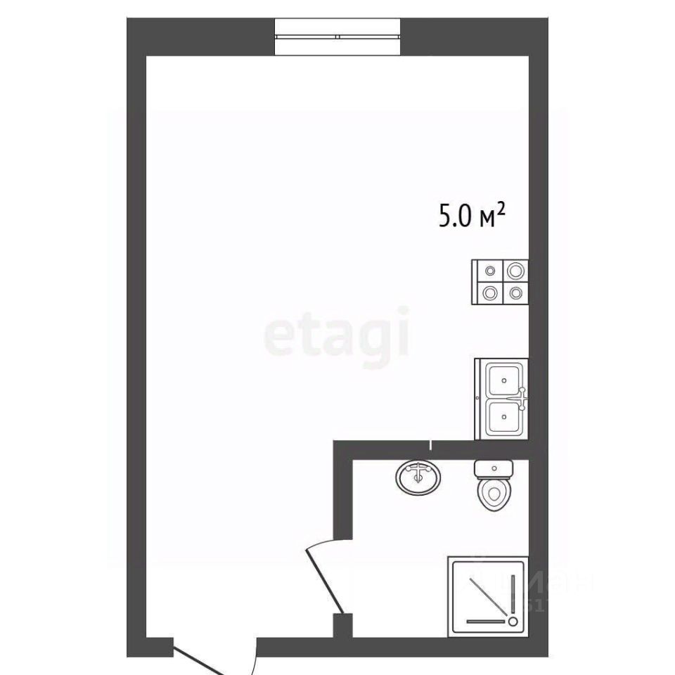 Квартира 18 м² за 800 000 ₽ в Новый Уренгой — фото 2