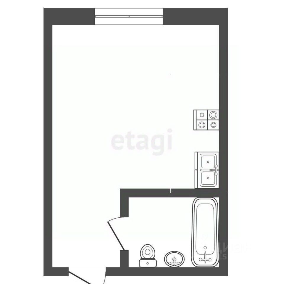 Квартира 18 м² за 800 000 ₽ в Новый Уренгой — фото 2