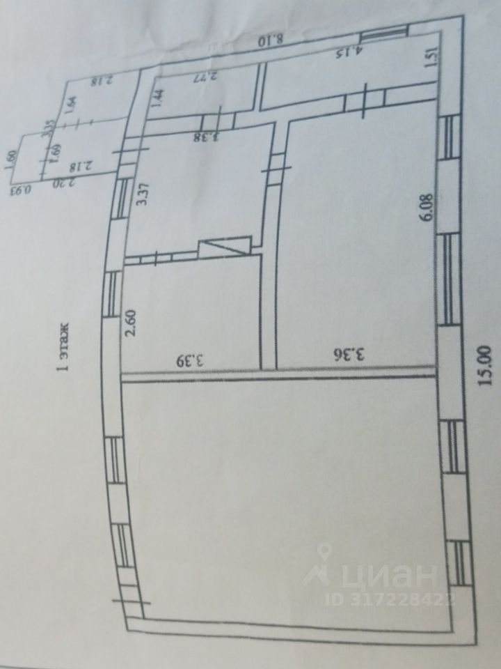 Квартира 3-комн. 50.6 м² в с. Верх-Коен — фото 4