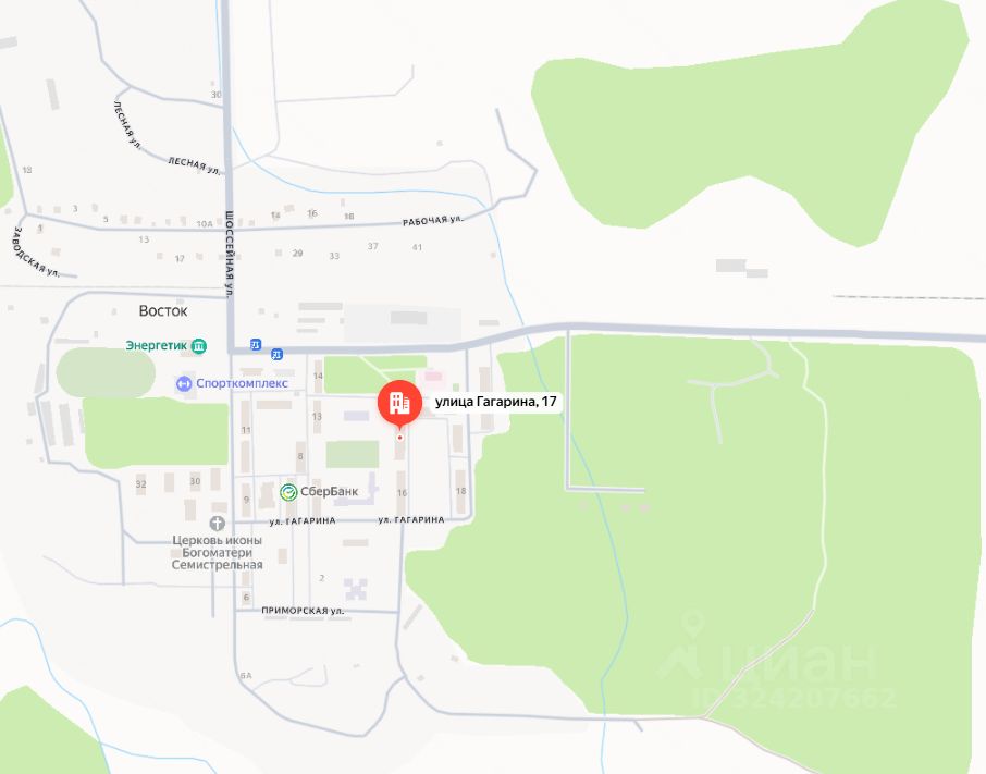 Квартира 1-комн. 42.8 м² за 1 100 077 ₽ в с. Восток — фото 1