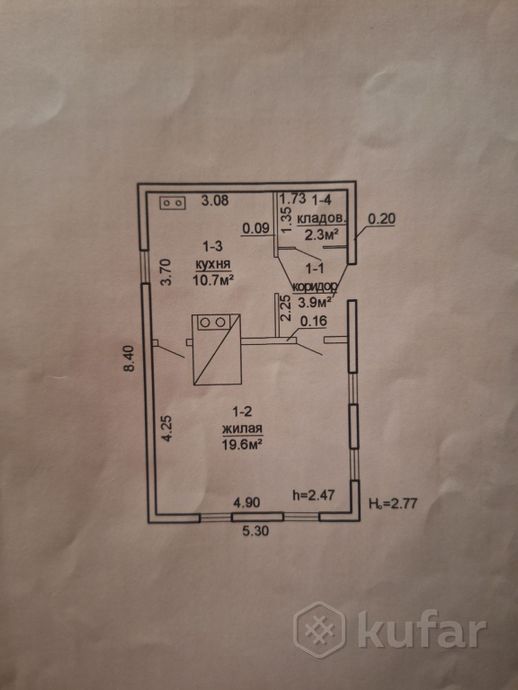 Дом 1-комн. 36.5 м² за 383 235 ₽ в Вужанка — фото 2