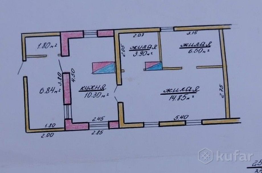 Дом 3-комн. 44.1 м² за 707 884 ₽ в Рогачёв — фото 1