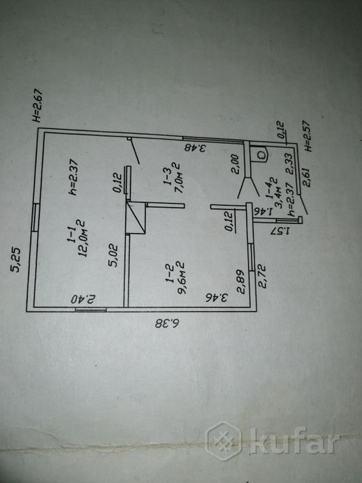 Дом 2-комн. 32 м² за 335 313 ₽ в Молодечненский — фото 2