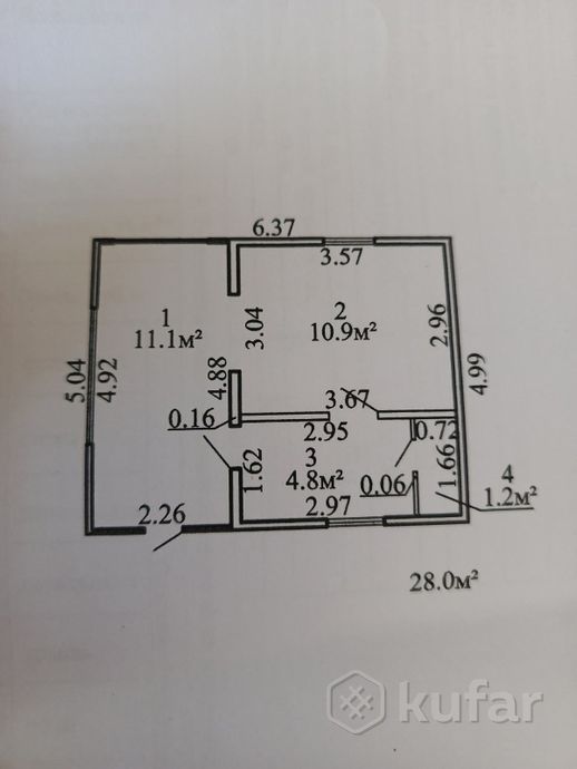 Дом 2-комн. 28 м² за 185 540 ₽ в Витебск — фото 2