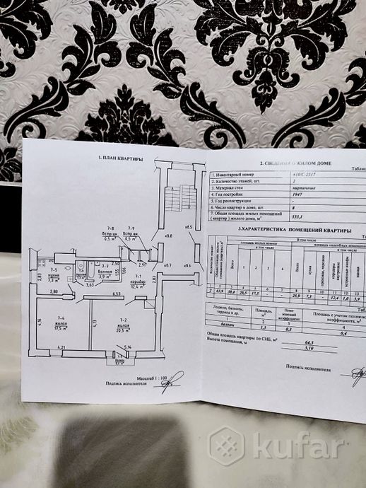Квартира 2-комн. 64.3 м² за 670 627 ₽ в Россь — фото 1