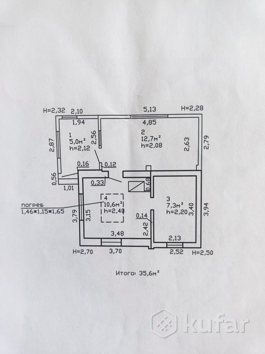 Дом 2-комн. 35.6 м² за 894 169 ₽ в Гомель — фото 3