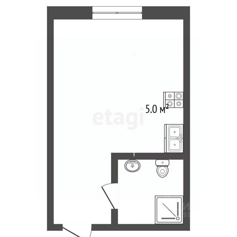 Квартира 18 м² в Новый Уренгой — фото 2 из 6