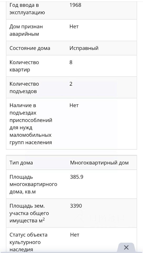 Комната 2-комн. 42.7 м² в пос. При станции Кабожа — фото 20 из 20