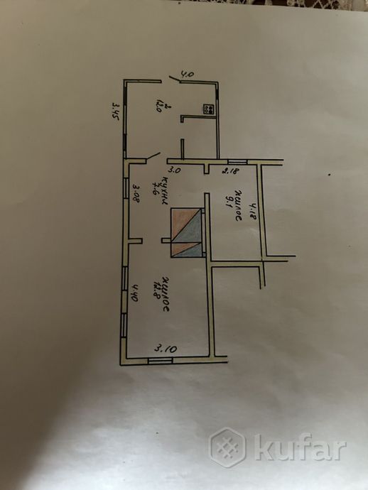 Квартира 2-комн. 41.5 м² в Климовичи — фото 5 из 7