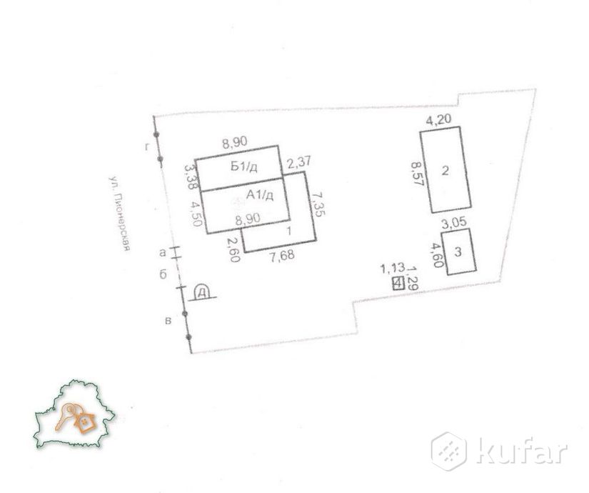 Дом 4-комн. 58.1 м² в Ветка — фото 2 из 2