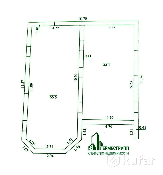 Дом 99.6 м² в Радунь — фото 6 из 10