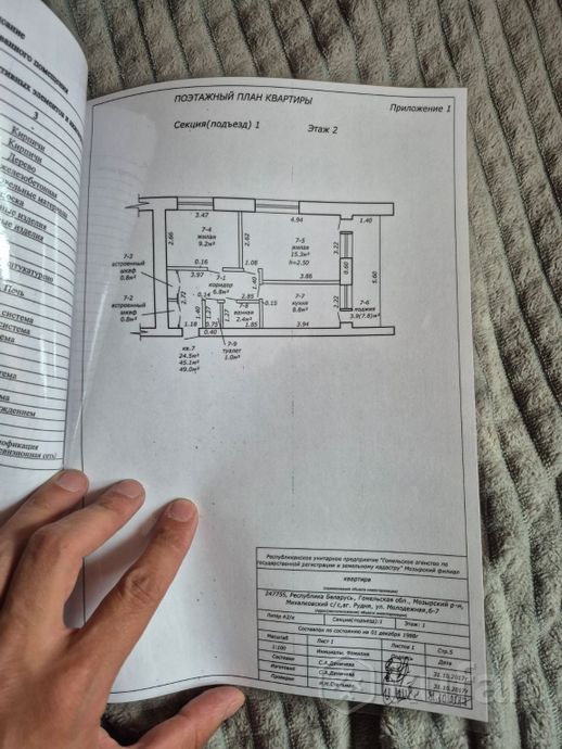 Квартира 2-комн. 50 м² в Старая Рудня — фото 1 из 1
